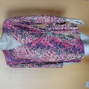 New! Anne Klein Multicolored Blouse